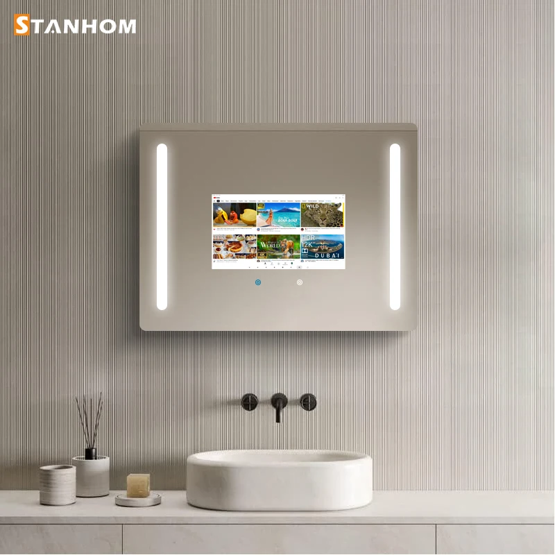 STANHOM Bathroom Android Smart Touch LED Screen Mirror