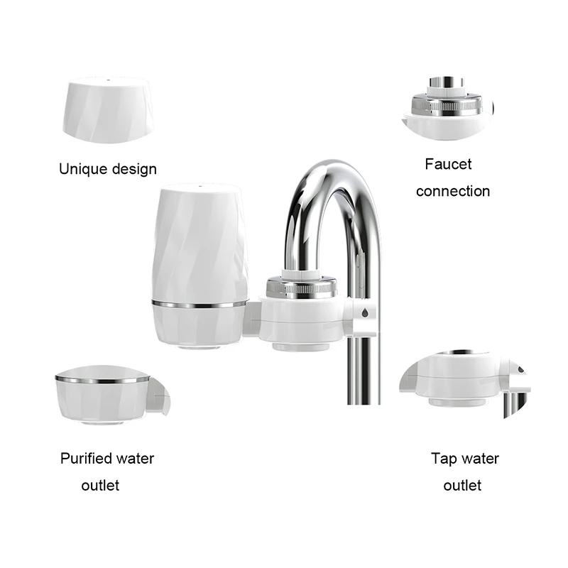 Domestic faucet water tap purifier drinking ceramic water purifier faucet for home use