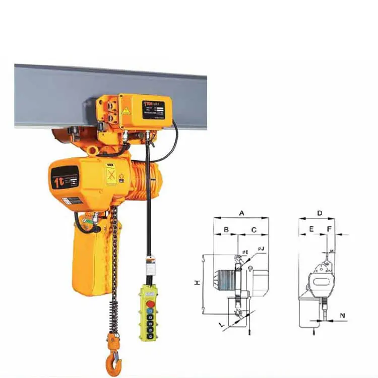 Top quality 5 ton big elephant electric chain hoist