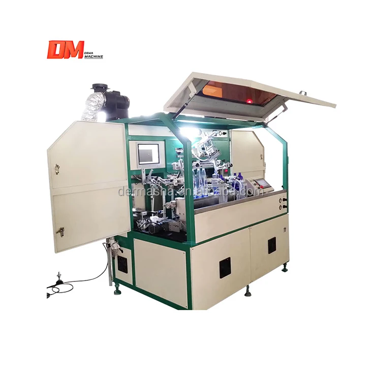Высокоскоростная косметическая машина для трафаретной печати духов и стеклянных бутылок