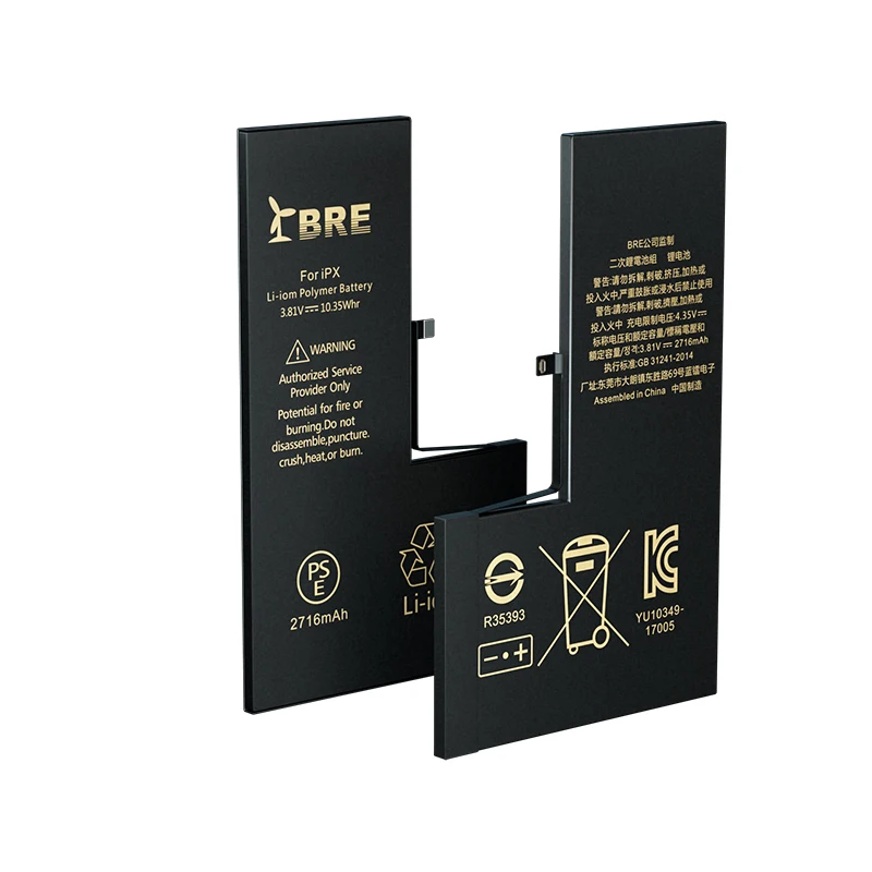 OEM 2716mah  battery smartphone mobile cellphone battery for iphone X