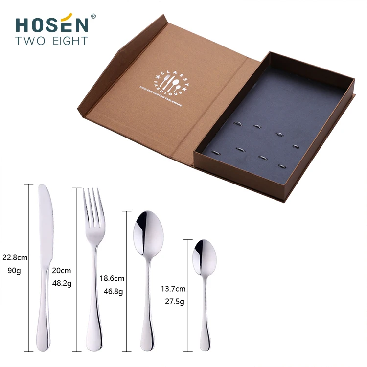 Wholesale Luxury Gold Knife Sets Stainless Steel Gold Spoon Set Gold Plated 72Pcs Cutlery Set With Gift Box