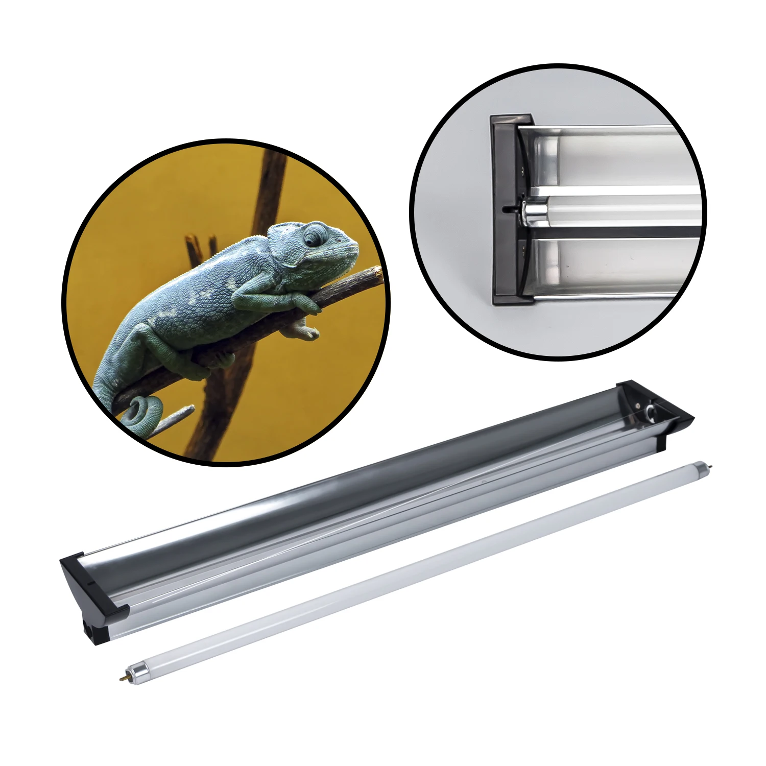 EDKFARM t5 reptile aquarium light fixture with uvb