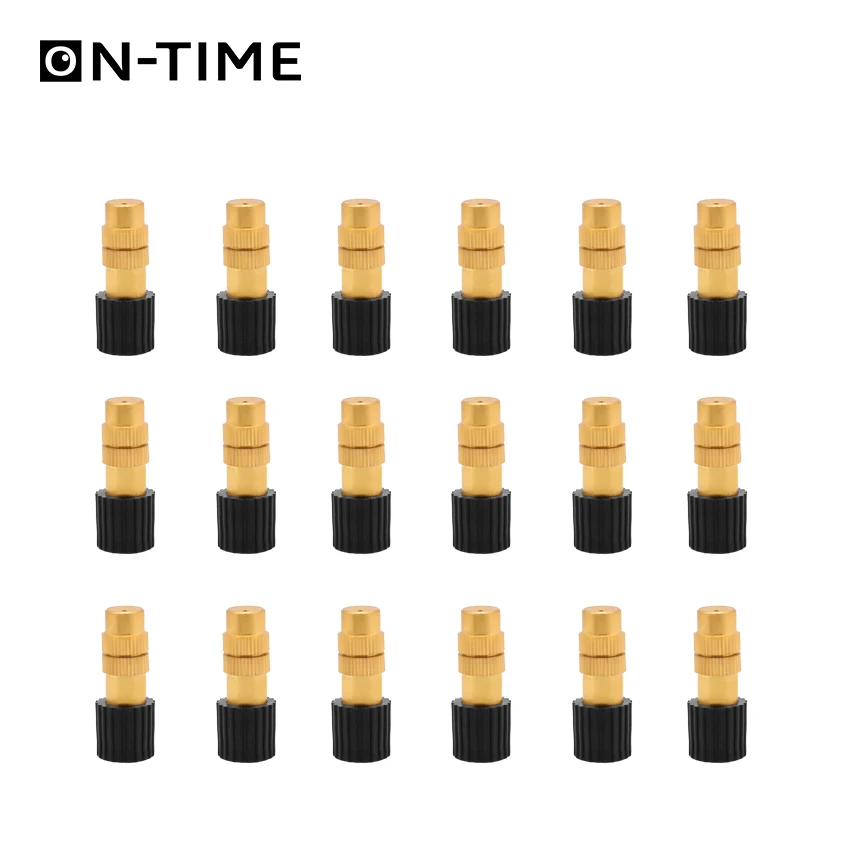 Adjustable Brass Greenhouse Cooling Humidifiers System Fittings Nozzle For Micro Irrigation