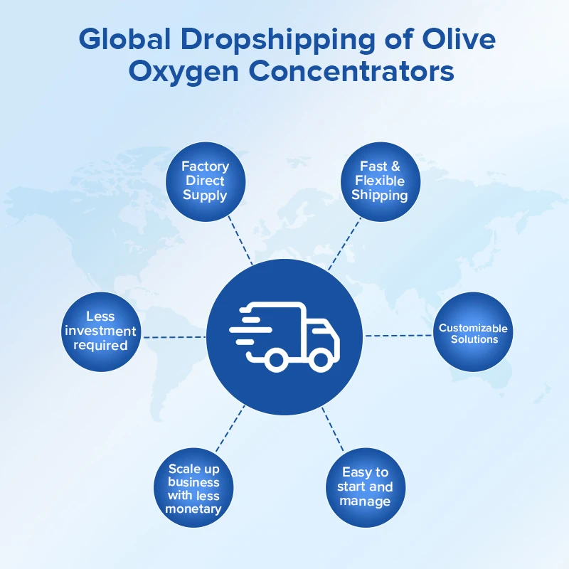 Olive CE Certificate Oxygene Concentrator 110 Volts Oxygenation Machine Portable 5l Medical Grade Oxygen-Concentrator for Home