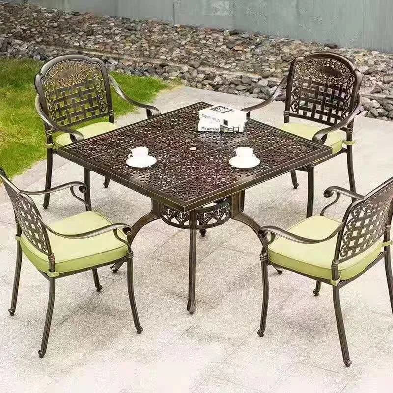 Sindom Outdoor Garden Metal Furniture Park Patio Aluminium Long Bench