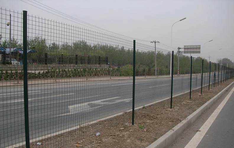 2.1 meters tall metal fence net mesh support pole for garden isolation