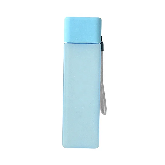 Personalized Custom Design Plastic Bpa Free Square Water Bottle With Your Logo