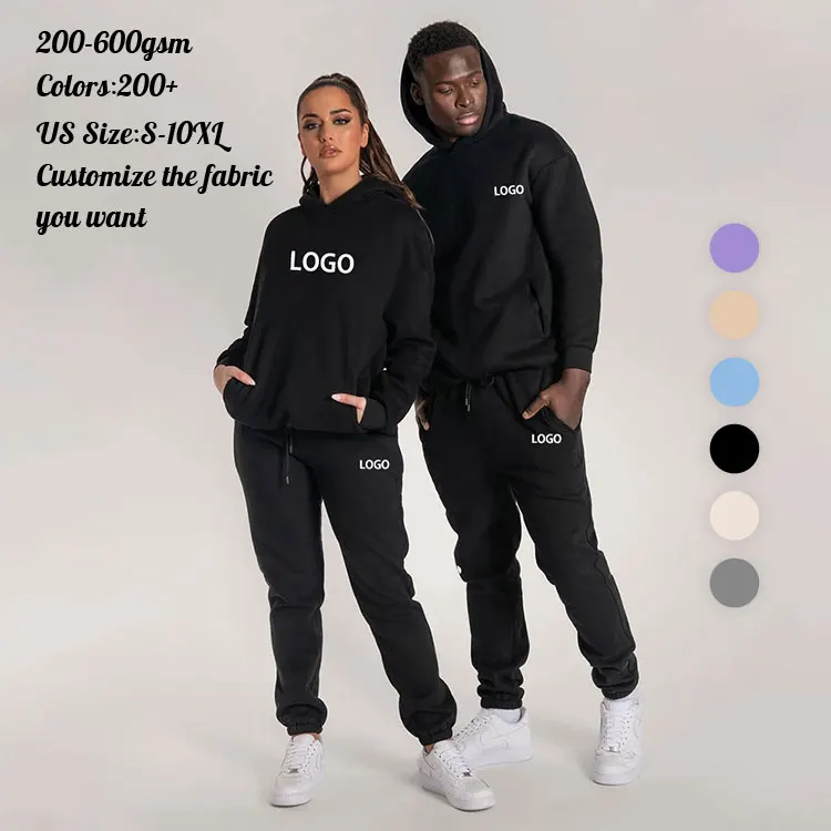 Custom men sweatshirts hoodies no string cut and sew oversized pullover french terry cotton cut edgs raw hem rhinestone hoodie