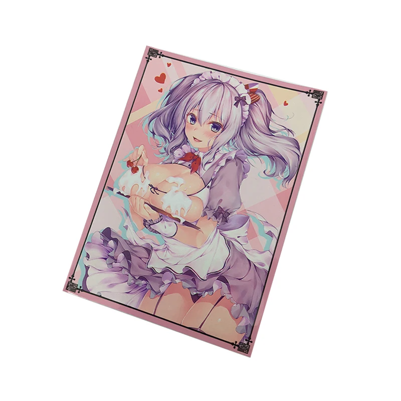 Board Game Anime Art Sexy girl sleeves Trading Card Protector Yugioh Mtg Sleeves
