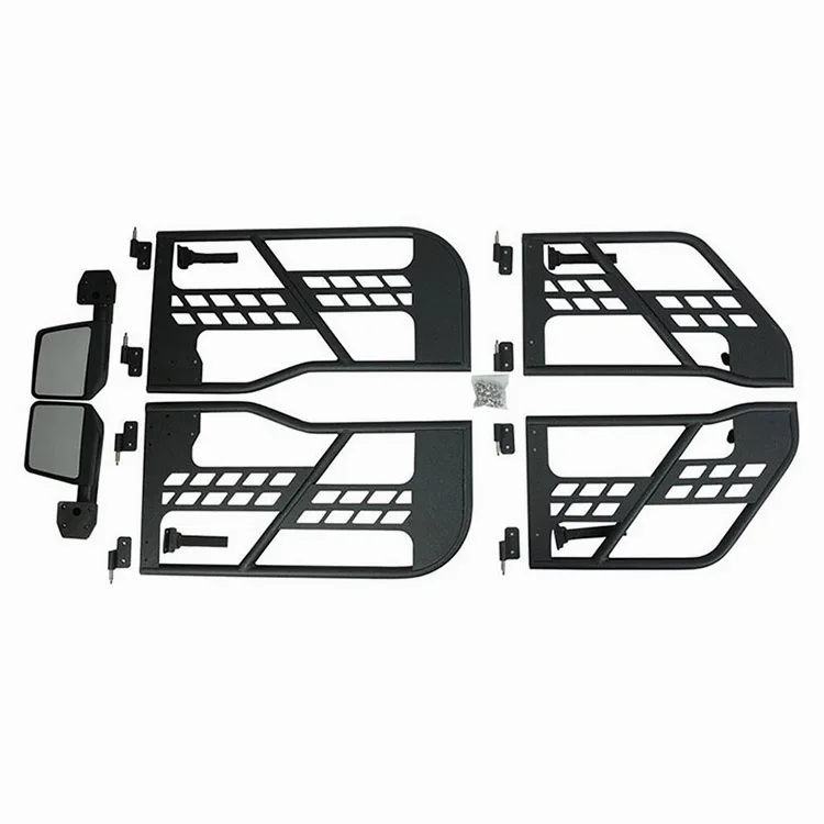 Front & Rear Tube Doors for Jeep Wrangler JK 4 Door (with rearview mirrors)