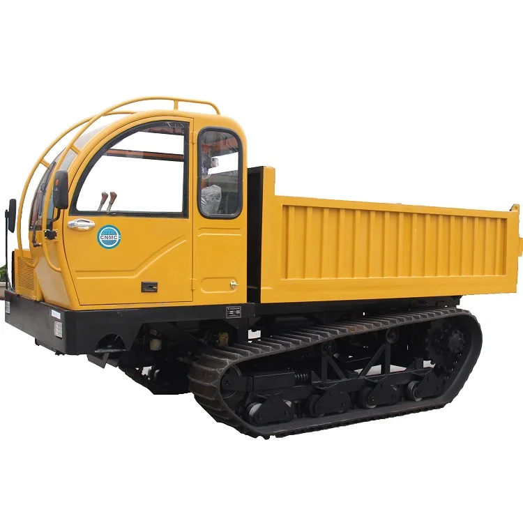 6-8ton driving type Crawler Dumper for transporting palm fruit Export to Malaysia