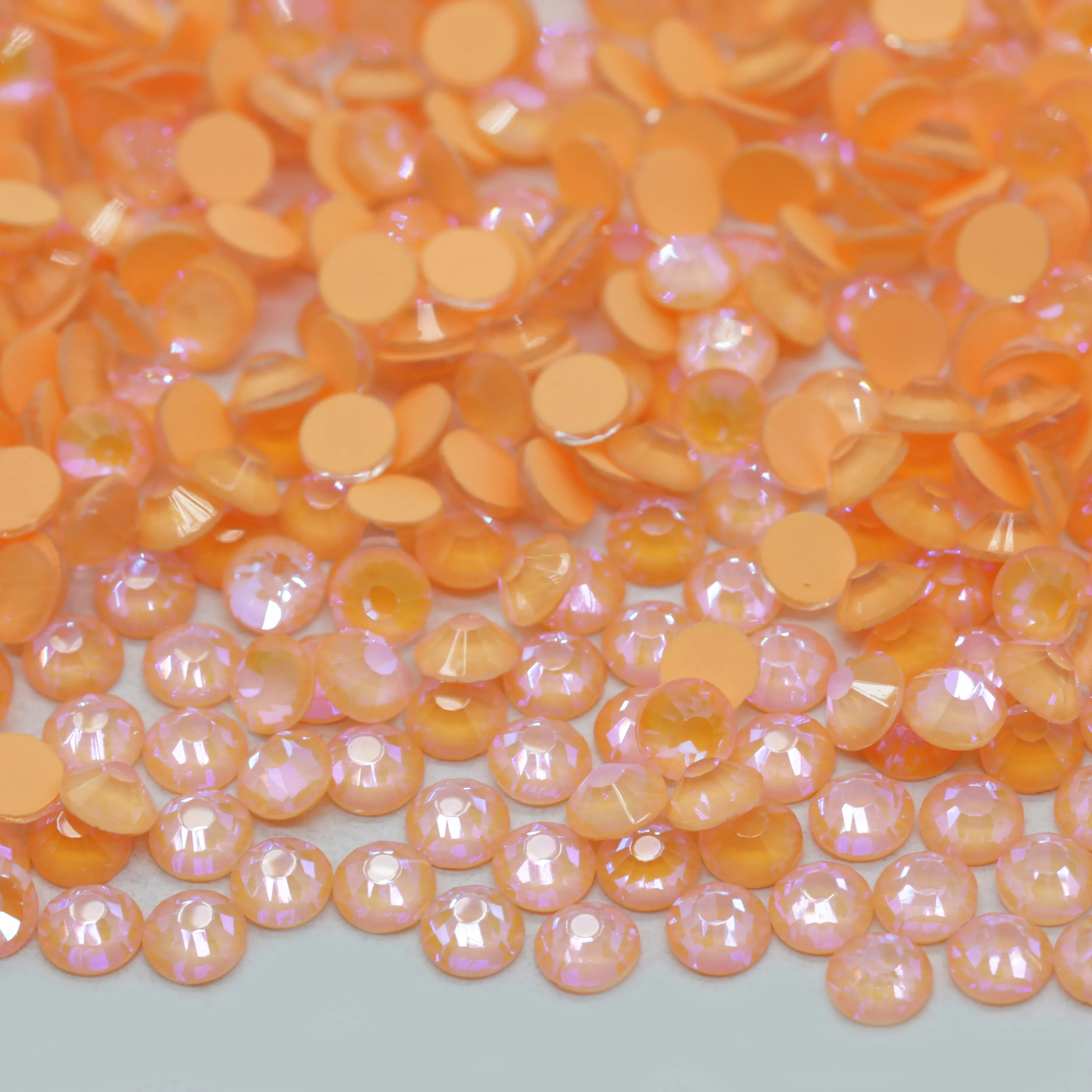 Hot Sale SS6 SS8 SS10 SS12 SS16 SS20 SS30 Glass Transparent Luminous Rhinestones Non For Nail Decoration