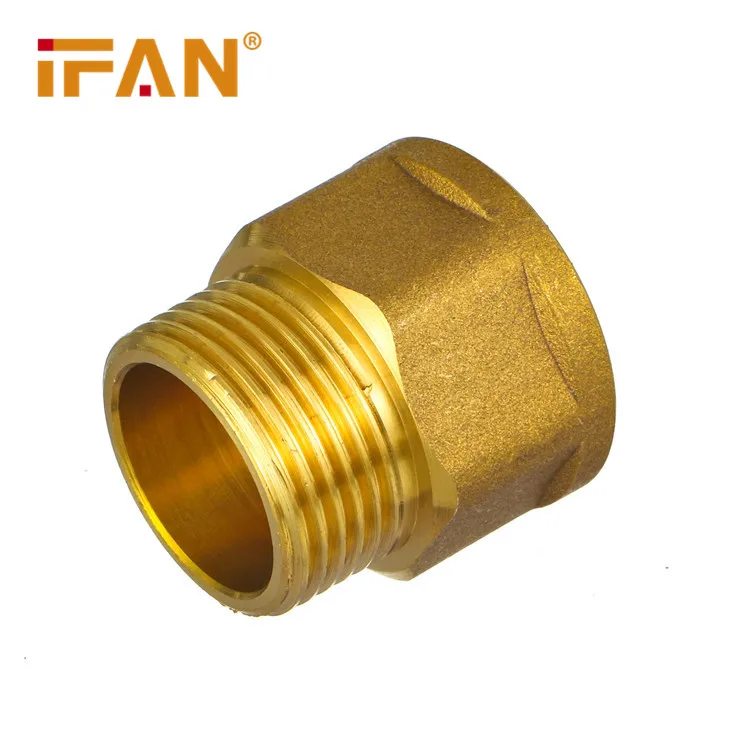 IFAN Plumbing Materials 15MM Male Adapter Threaded Coupling Copper Brass Plumbing Fittings
