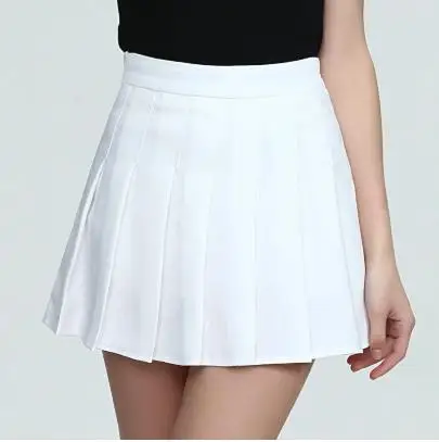 Wholesale  Women Fashion  High Waist Pleated Skirt Pleated Tennis Skirt