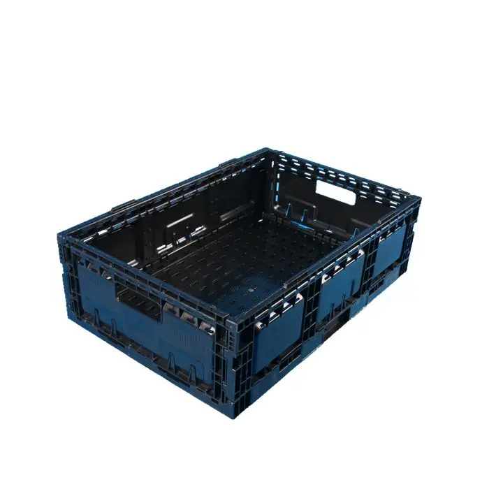 Fruit Baskets, Mobile Crates Wholesale Selling Plastic Folding Fruit and Vegetable Boxes, Plastic Plastic Containers Mesh CN;ZHE