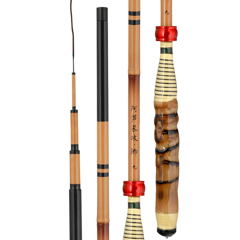 Wholesale Crucian Carp Rod Carbon 28 Fishing Rod Ultra Light Ultra Hard Arhat Bamboo Handle Carp Rod