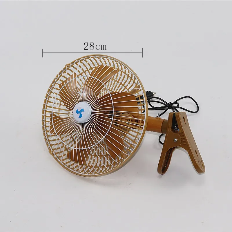11 Inch 12V24VPortable Vehicle Auto Car Fans Car Auto Cooling Fan for Car Motorcycle Boat Air Fan Strong Wind Cooler Accessories
