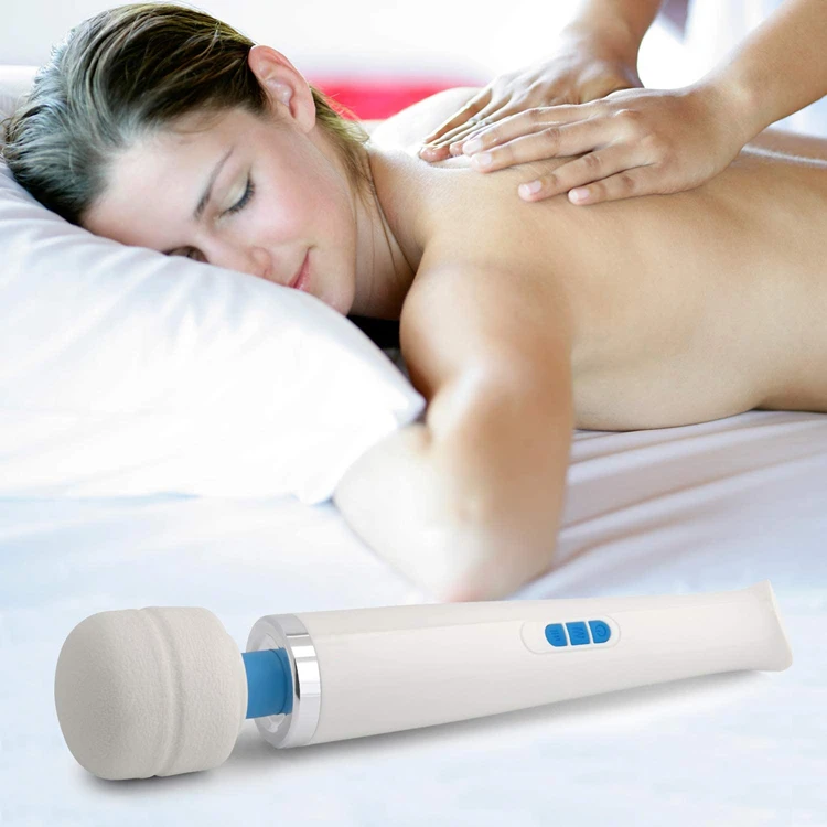 Handheld USB rechargeable Cordless Personal Wand Massager 8 Speeds and 20 Modes Suitable for Relaxing Massages
