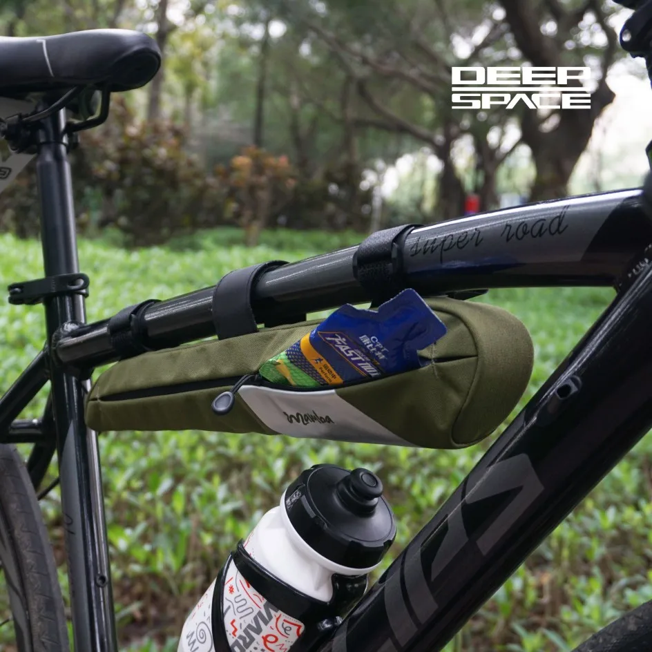DEEPSPACE Mountain Road Gravel Bike Tool Bag Bicycle Front Top Tube Frame Bag Triangle Pouch Bag