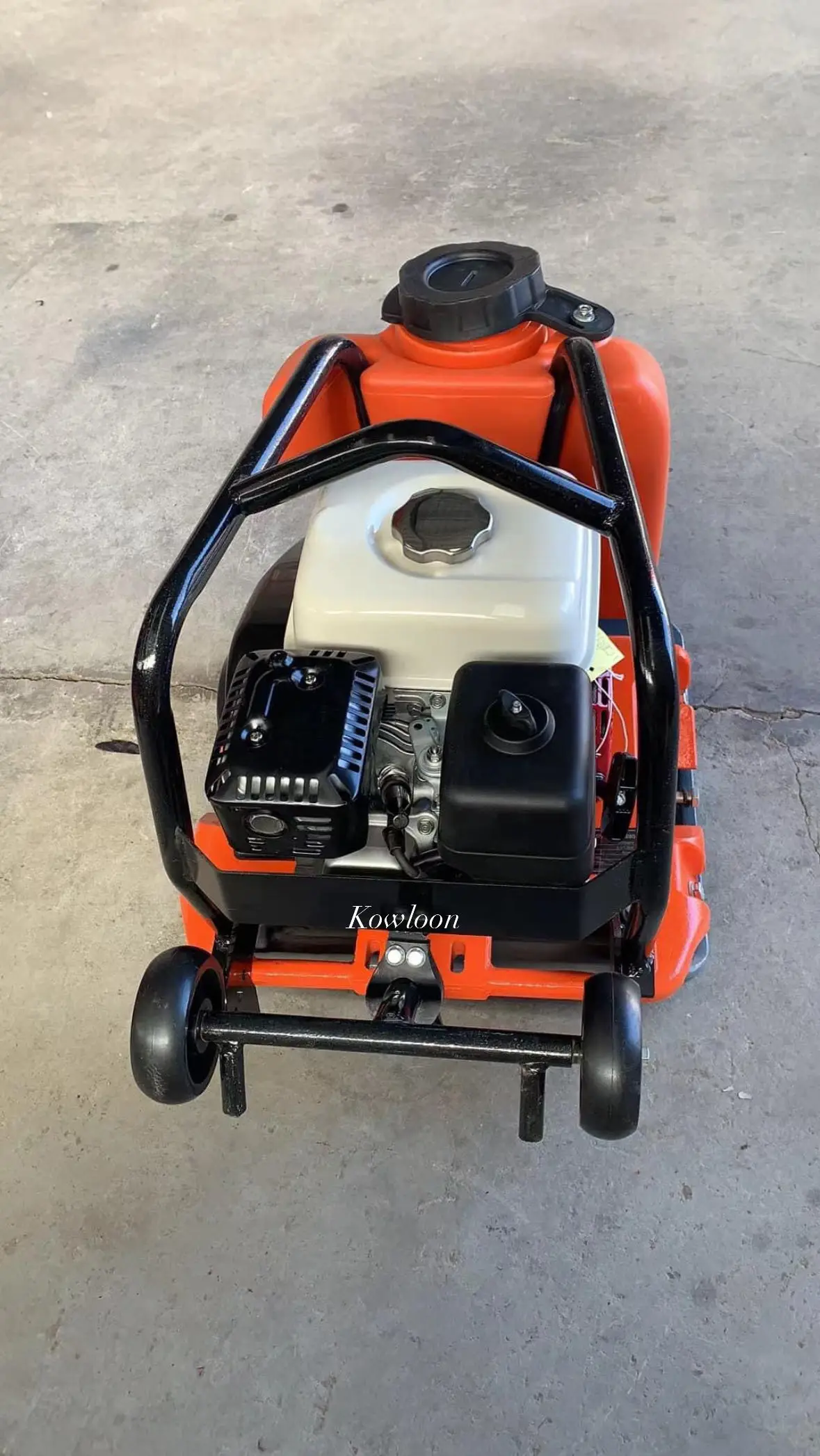 Homemade Rubber Plate Compactor HZD110 type Wacker Plate Tamping rammer Compaction machine Capacity Price