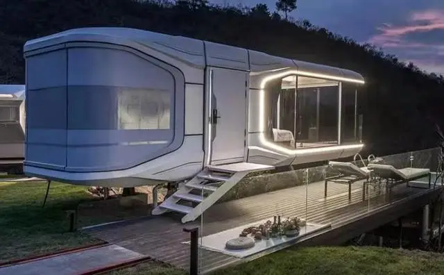 Global Housing Container Cabin Homes MovableVilla House 40ft Container for Capsule Office Pod casa prefabricadas envio gratis