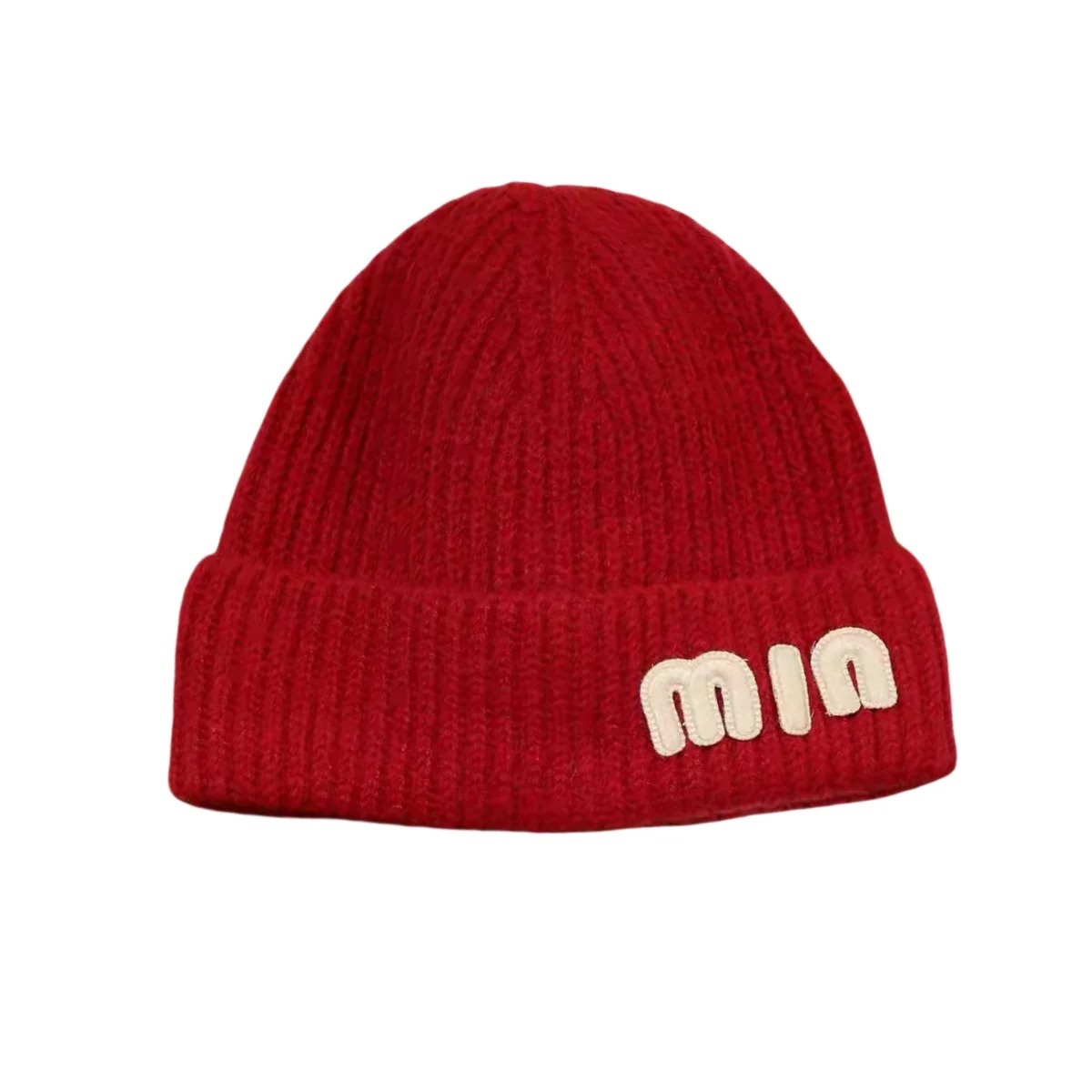 Promotional High Quality Womens Winter Hats Plain Knitted Beanie Hat Customization