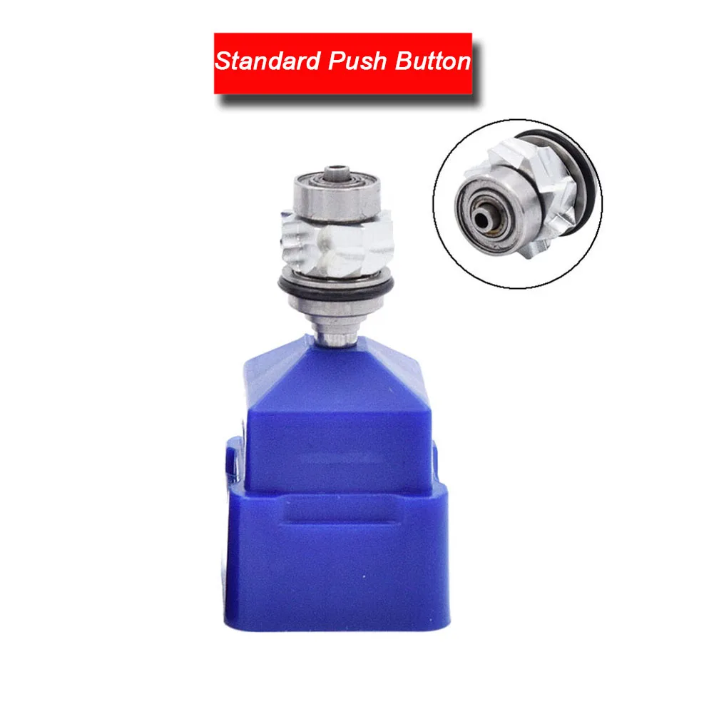Dental Turbine Cartridge Rotor 2 Types NSK High Speed Standard Handpiece Push Button Torque Bearing Rotor Stainless Steel