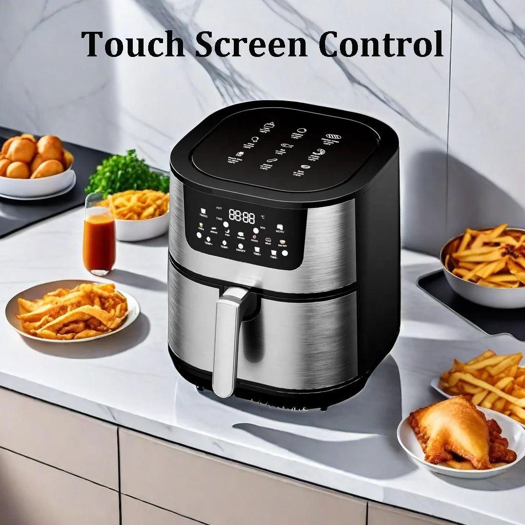 Hot selling Luxury Oil-free Double 8L Air fryer smart home appliances high quality Commercial Deep Air Fryer