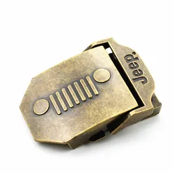 Custom Fashion Antique Men Smooth Metal Canvas Belt Buckle