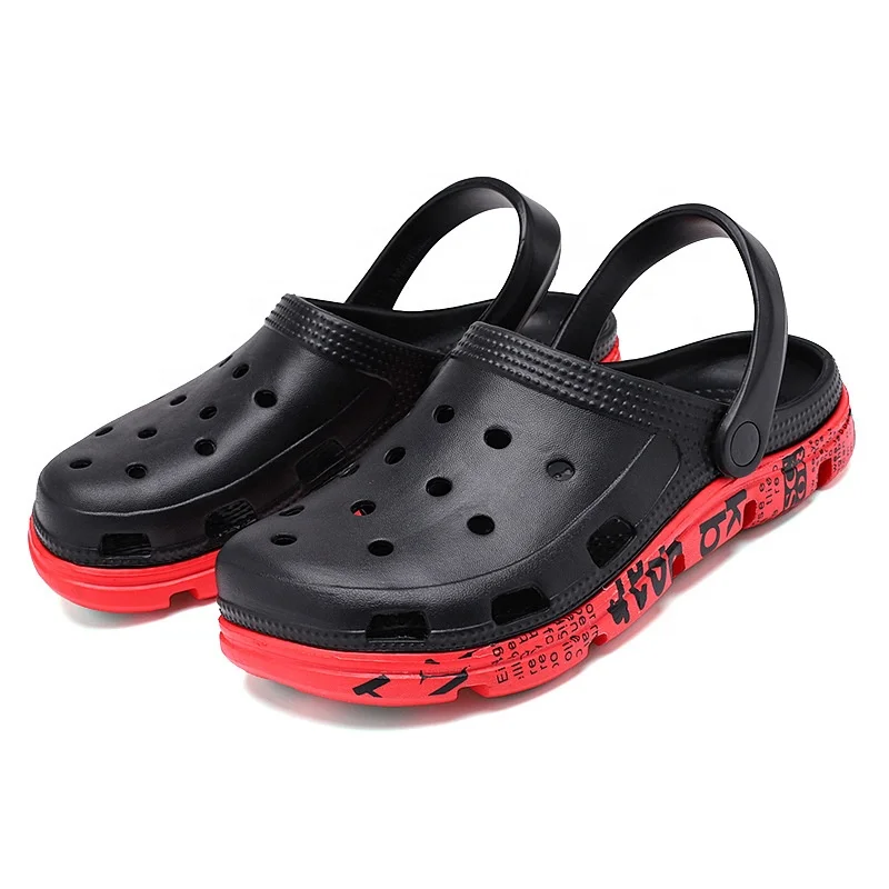 Summer Fashion Slip on Men EVA Beach Sandals Mens Clogs Garden Shoes Zuecos Hombre Clog Cholas Sandal Man Plus Big Size