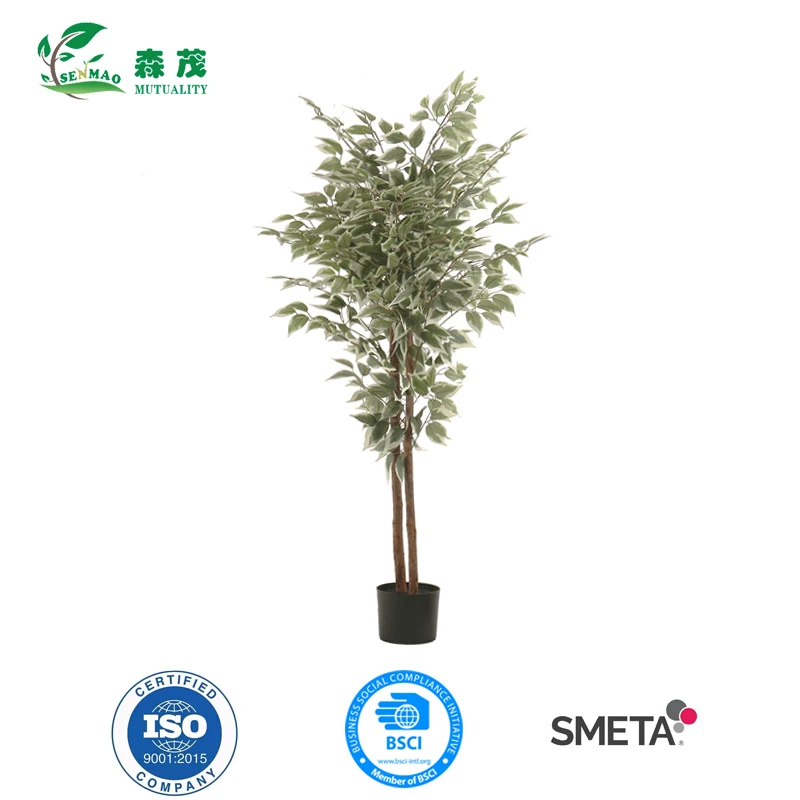2022 hot sale banyan tree for home office decor ficus pandurata tree for indoor outdoor decor artificial plant tree