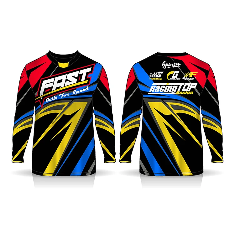 high quality custom sublimation motocross jersey for men