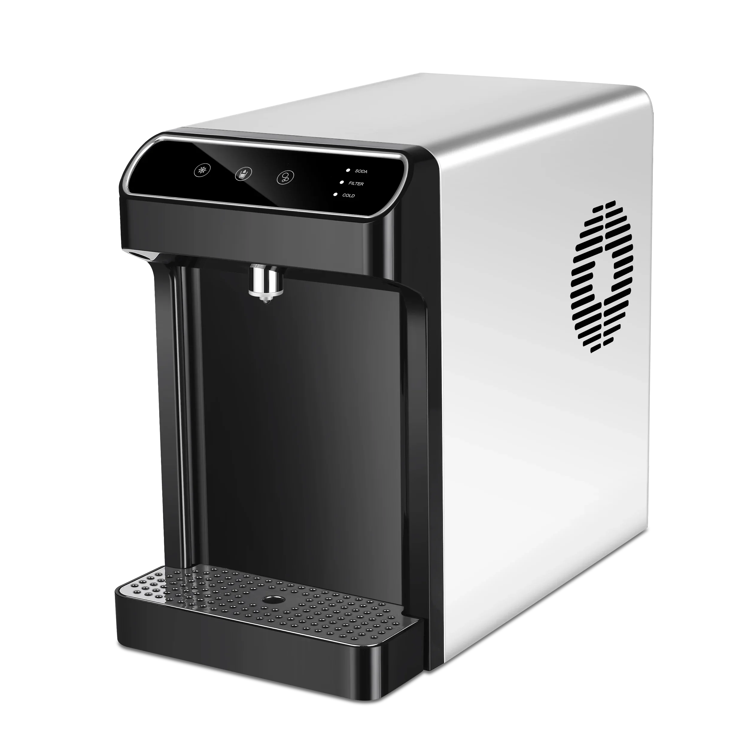 counter top chilled water machine sparkling water dispenser