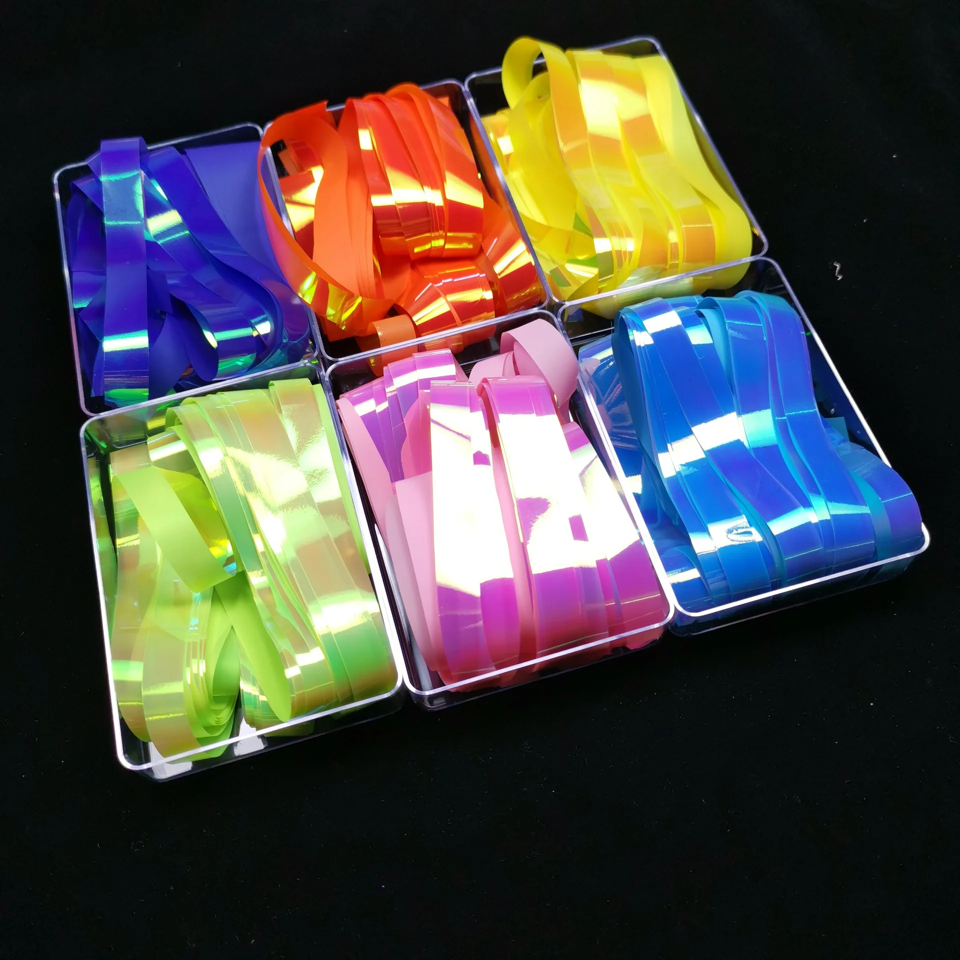 Net Red Colorful Ice Cube Cellophane Candy Nail Art Aurora Transfer Foil Laser Jewelry Decoration