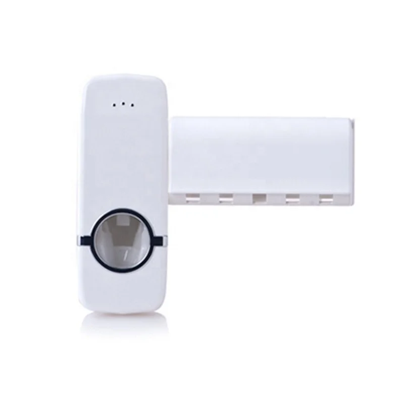 Family Plastic Tooth-brushing Water Washing Teeth Cleaner Cup Automatic Toothpaste Dispenser with Toothbrush Holder