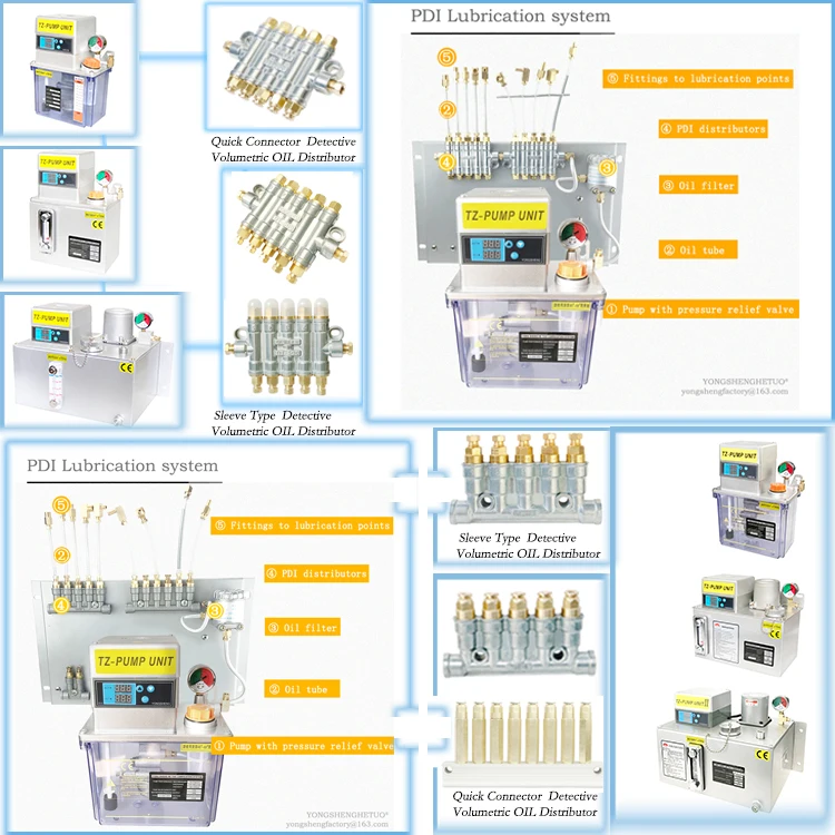 Electric Oil Pump Digital Display With Pressure Alarm Thin Oil Lubricator Gear Oiler For CNC Machine Centralized Lubricating
