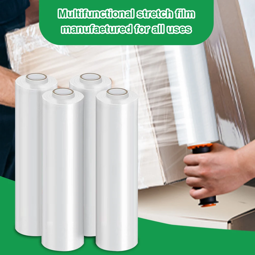 Custom Clear Compostable Plastic Printable Wrapping Film Cast Stretch Film Shrink Wrap
