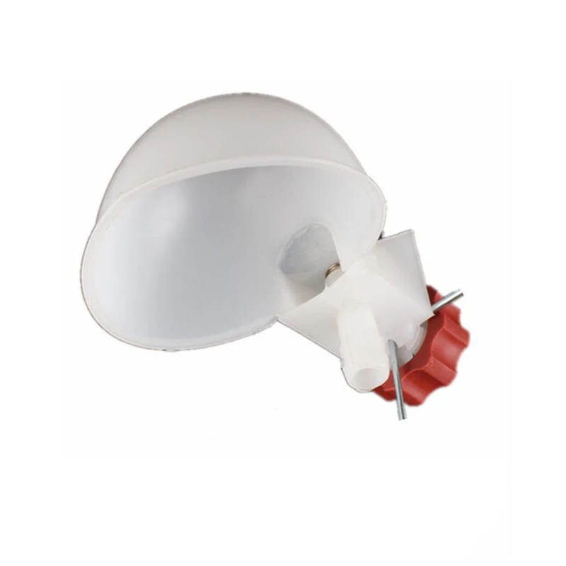 White Plastic Automatic Poultry Drinker Water Bowl Pigeon Chicken Feeder and Drinker for Farm