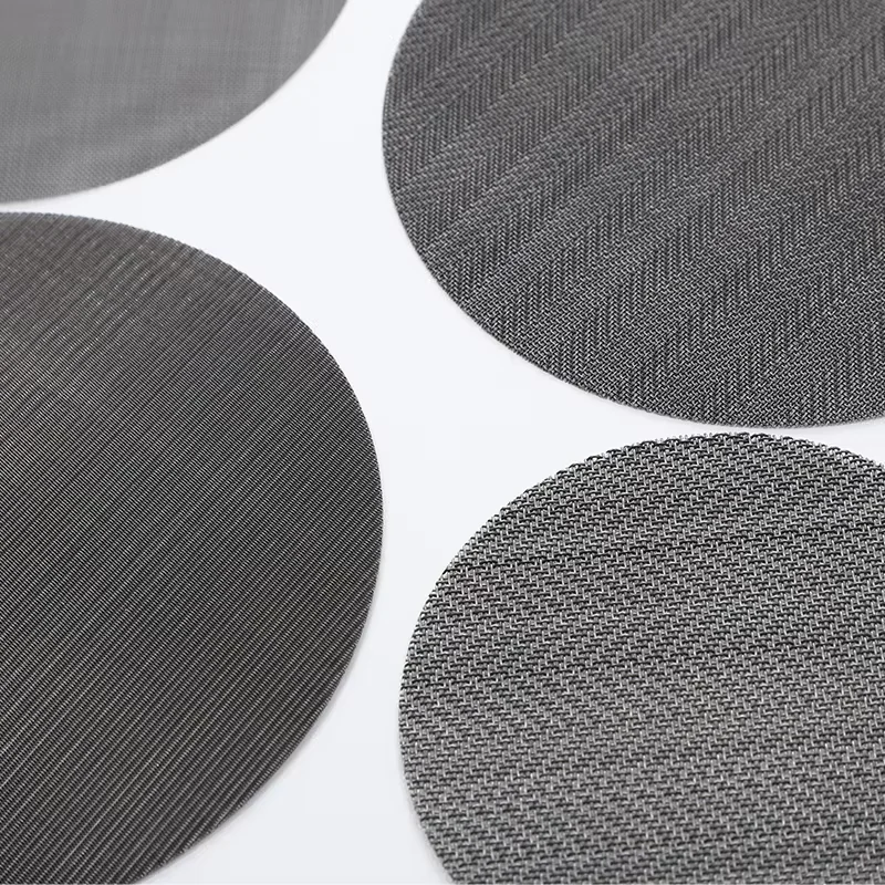 304 316 Sintered Stainless Steel Wire Mesh Screen Disc for Air Filter Powder Industry & Farm Application