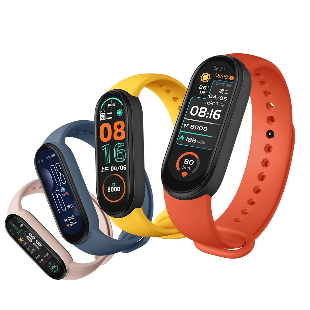2021 new arrivals App smart band bracelet reloj inteligente smartband fitness tracker heart rate waterproof smart watch M6