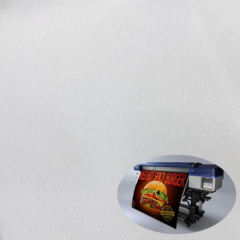 300D 100% Polyester Oxford Inflation AD Fabric for  Solvent UV LATEX Printing waterproof