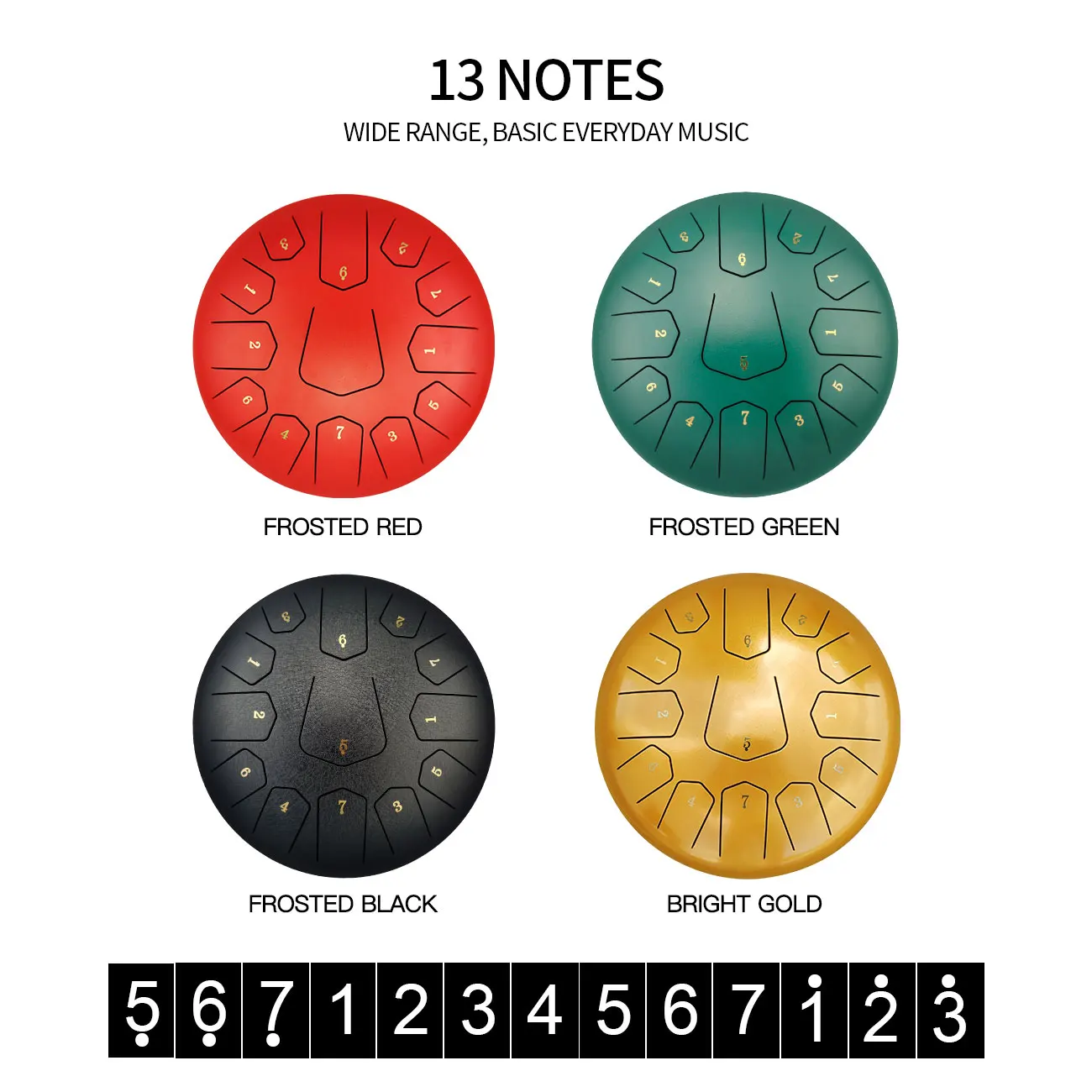 ASTEMAN стальной барабан для языка из углеродистой стали серии gold diamond 12 дюймов 13 тонов