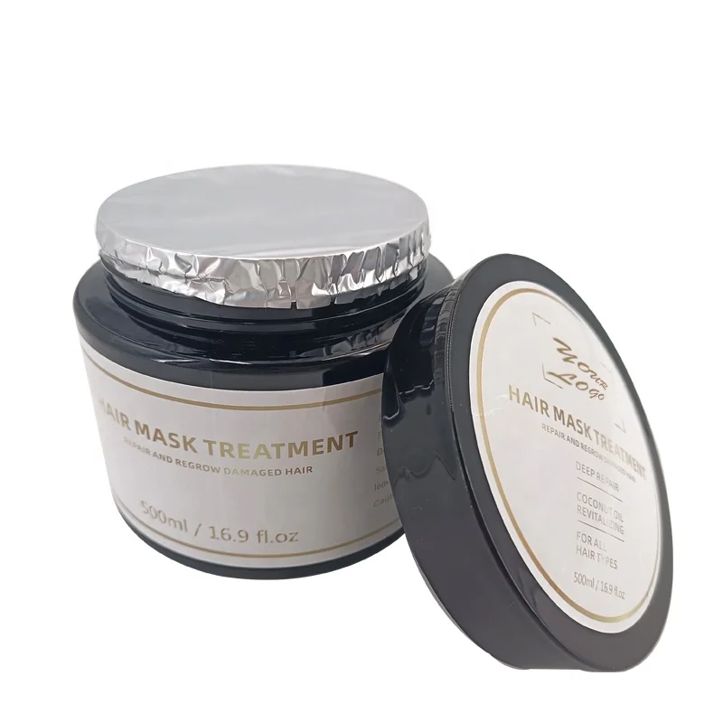 Hair Care Treatment Oem Deep Repairing Coconut Tea Tree Oil Organic Moisturizing Afro Hair Growth Hair Mask Coconut