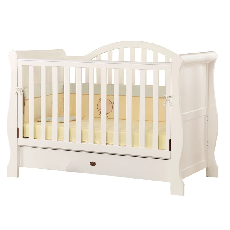 Wood cot bed kids crib