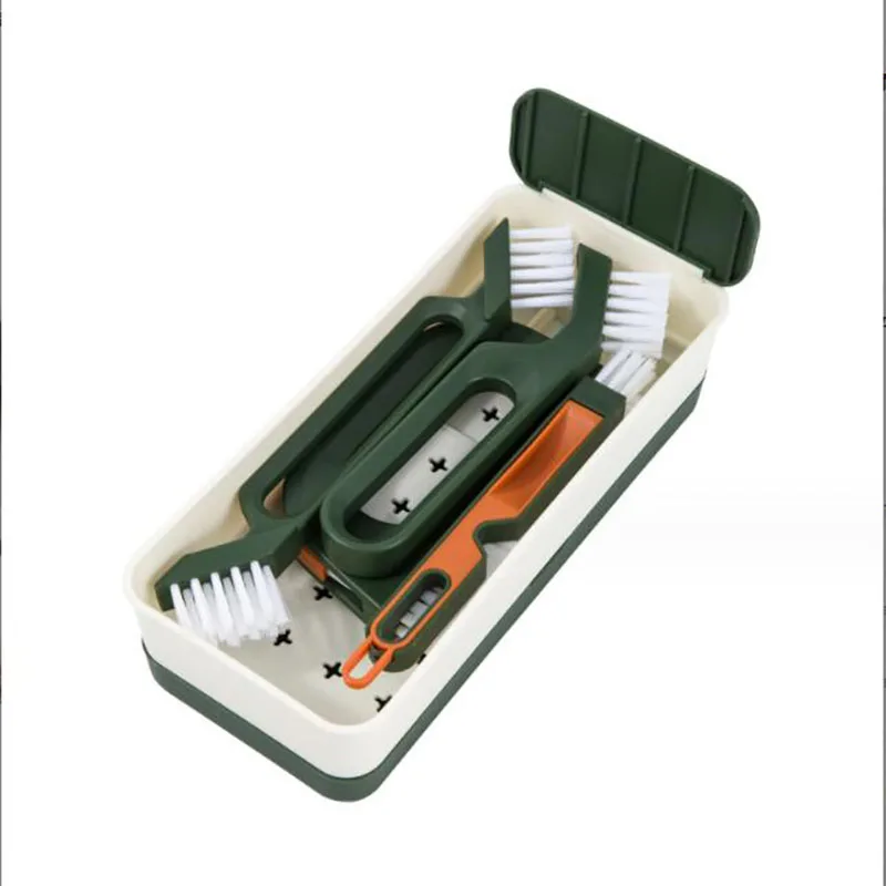 Detailing brush holder multi function cleaning brush kit