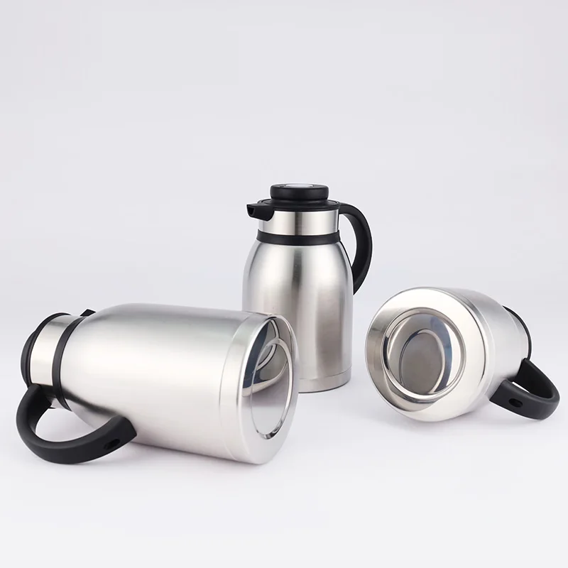 Hot sale thermo jug office coffee tea dinning vacuum heat kettle stainless steel insulation thermos flasks