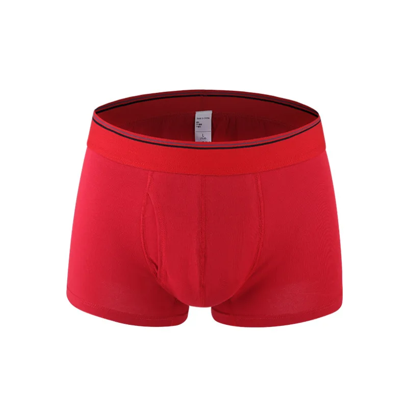 Bahoto In Stock Natural Feelings Boxer Briefs Brand Soft Thick Cotton Men Underwear Wholesale