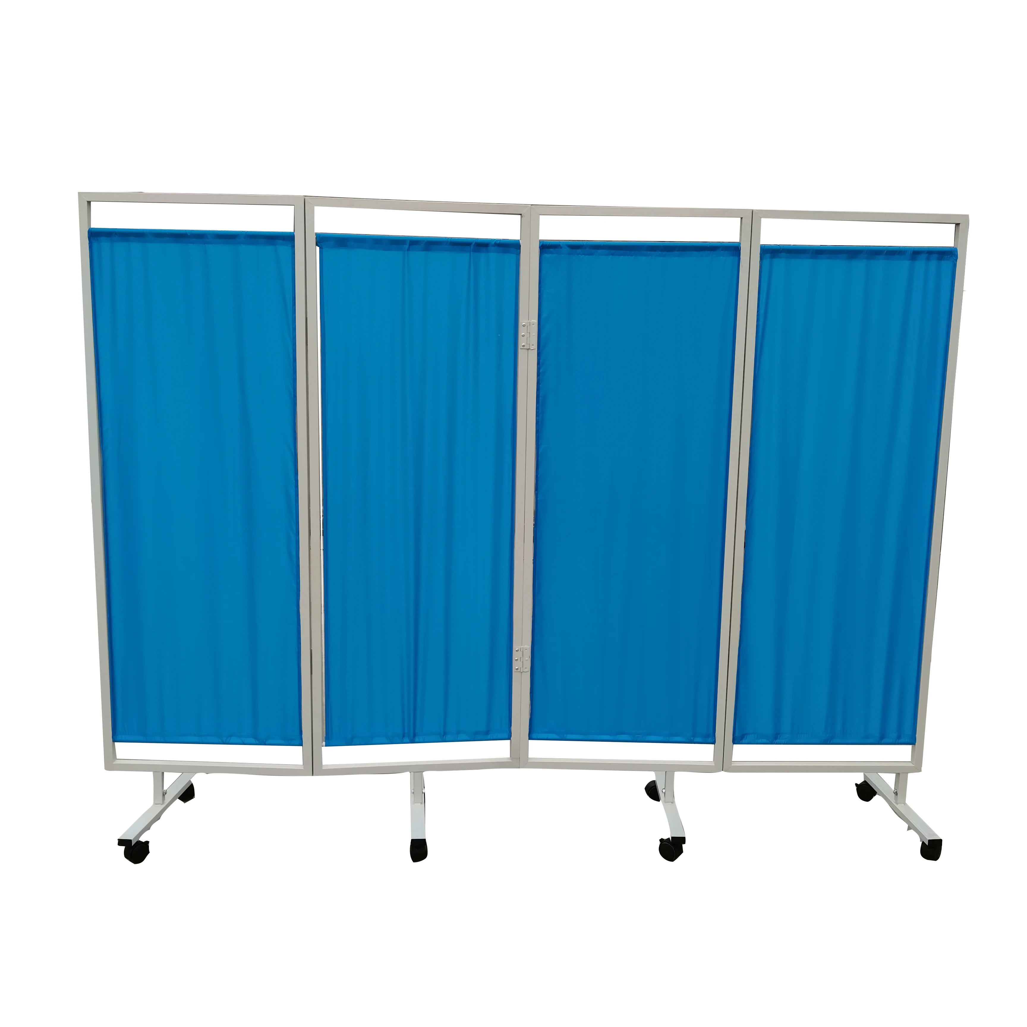 Cheaper & very steady HS-D04 Epoxy Screen Ward Screen Hospital Bed Screen in blue color
