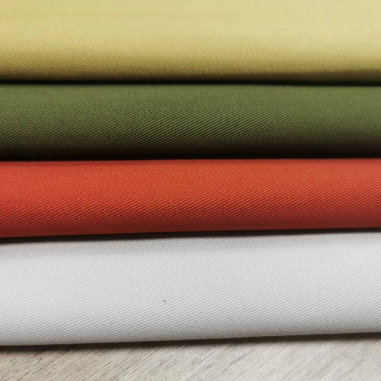 Заводская цена, пользовательская однотонная тканая хлопчатобумажная ткань, мягкая рубашка на ощупь, 100% хлопчатобумажная матовая Водонепроницаемая саржевая ткань